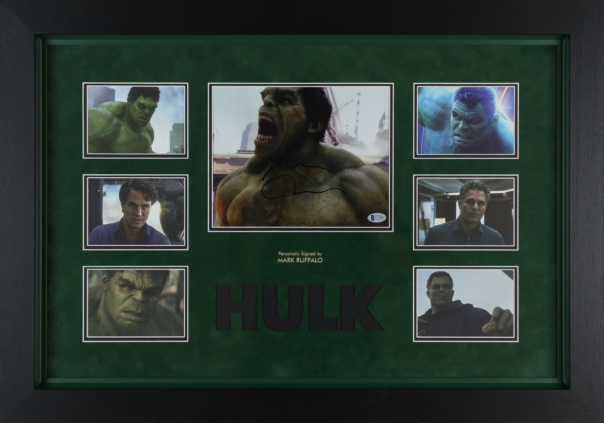 Mark Ruffalo, Hulk Signed 12x8 Photograph Framed Display - Memorabilia Framers Shop